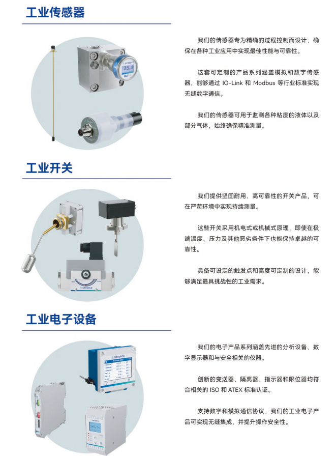 senseca工业流量开关
